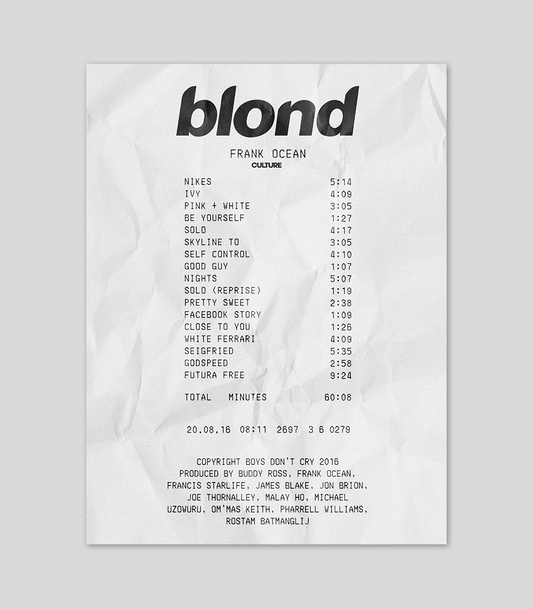 Blond Receipt