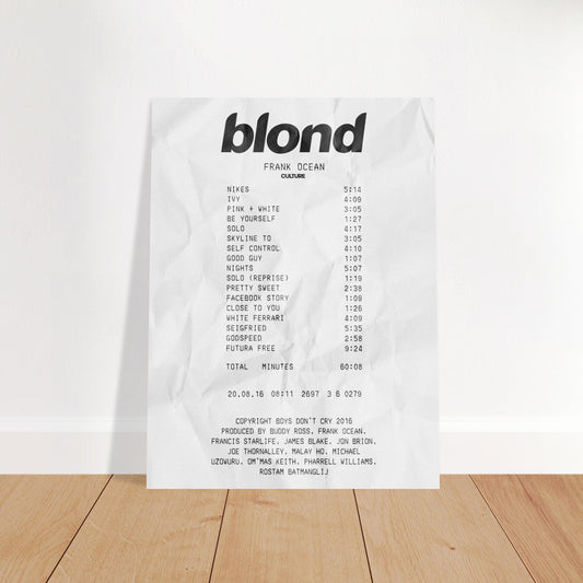 Blond Receipt